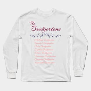 The Bridgerton Siblings Long Sleeve T-Shirt